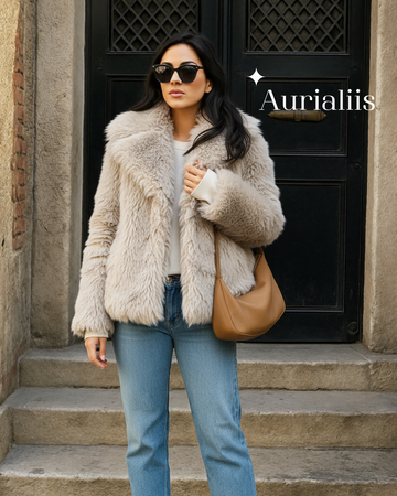 Arctic Luxury Snow Aura Coat
