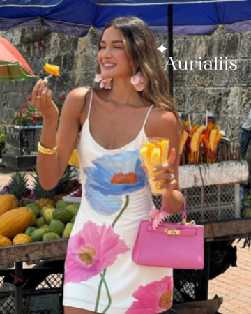 Mozision White Canvas Dress