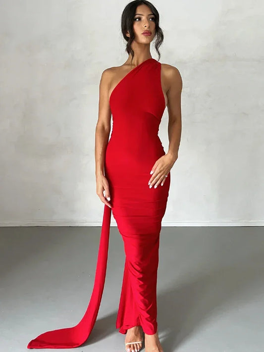 Dulzura Women Party Club Evening Streetwear Bodycon Bodycon White Long Dress 2024 Summer Clothes Wholesale Items For Business - Drezzo Shopping 