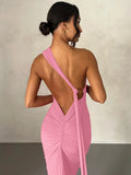Dulzura Women Party Club Evening Streetwear Bodycon Bodycon White Long Dress 2024 Summer Clothes Wholesale Items For Business - Drezzo Shopping 