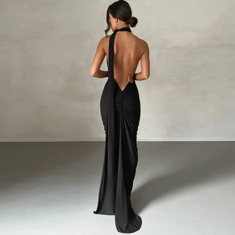 Dulzura Women Party Club Evening Streetwear Bodycon Bodycon White Long Dress 2024 Summer Clothes Wholesale Items For Business - Drezzo Shopping 