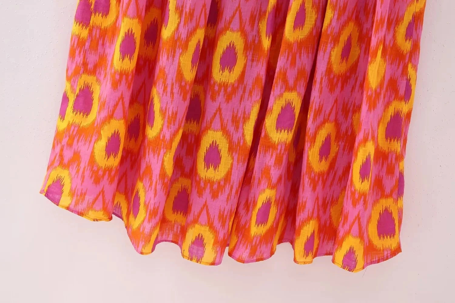 Women Summer Party Holiday Lady Streetwears Print Ruffle Pleated Long Dress Fashion Off Shoulder Puff Sleeve Midi Dresses Casual - Drezzo Shopping 