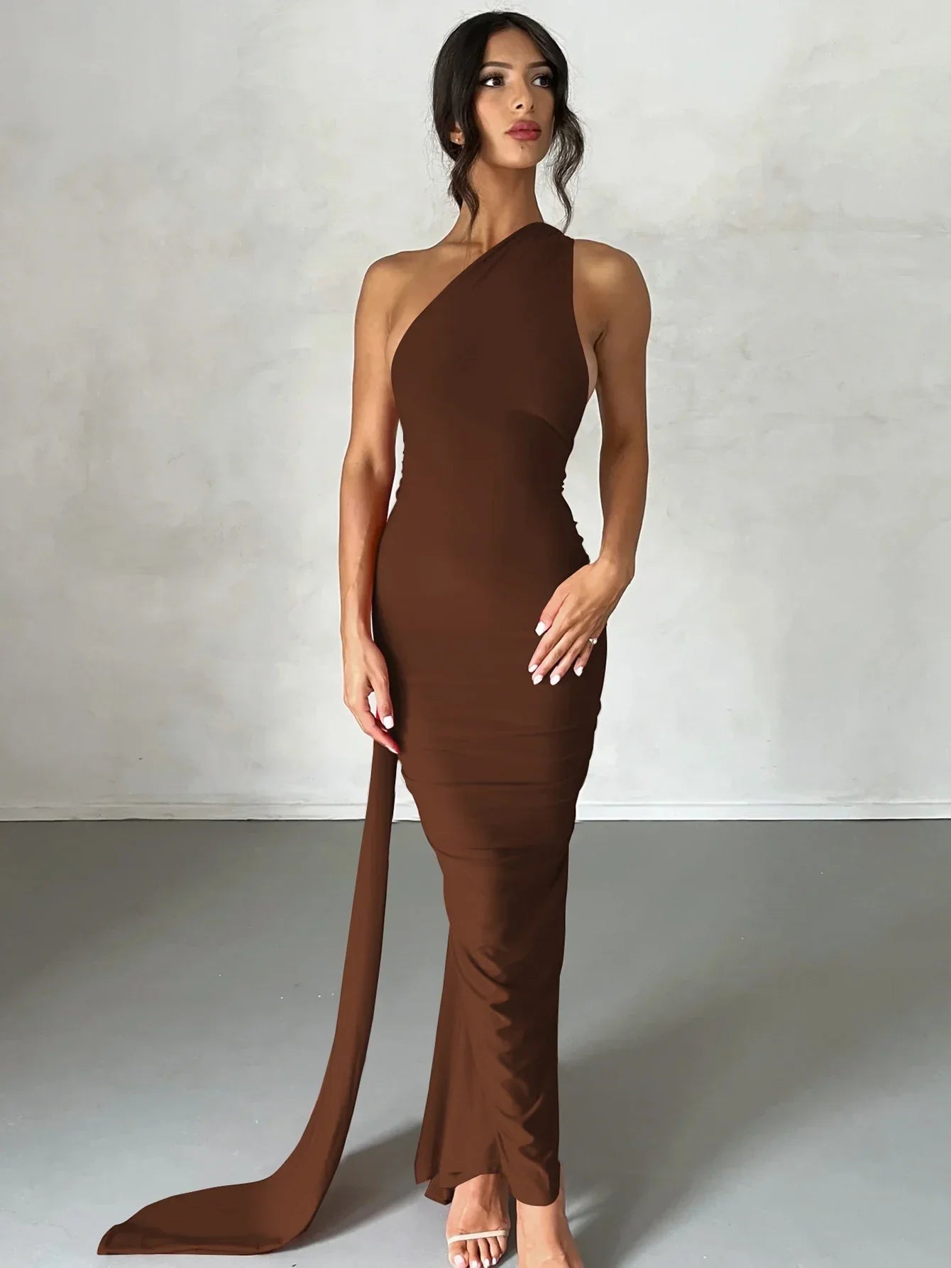 Dulzura Women Party Club Evening Streetwear Bodycon Bodycon White Long Dress 2024 Summer Clothes Wholesale Items For Business - Drezzo Shopping 