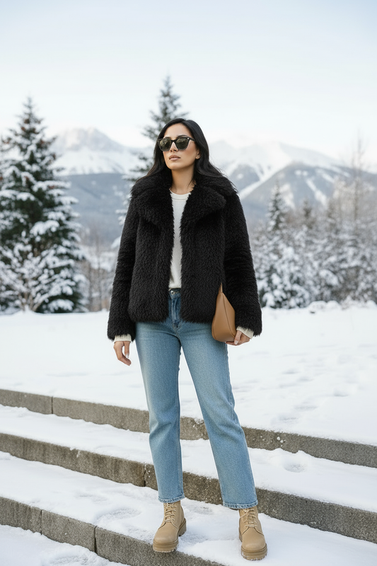 Arctic Luxury Snow Aura Coat
